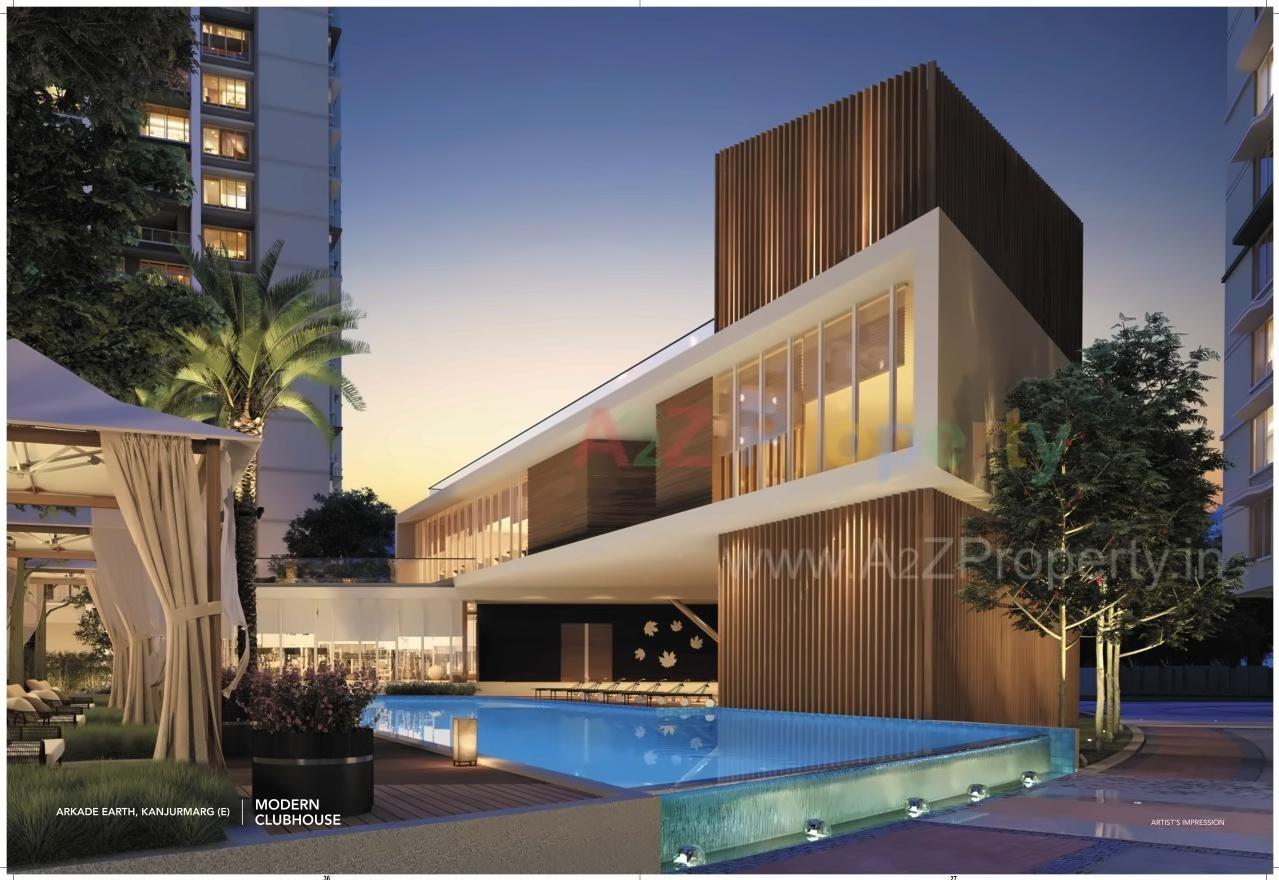 3D Elevation of real estate project Arkade Earth   Fern located at Kurla, MumbaiSuburban, Maharashtra