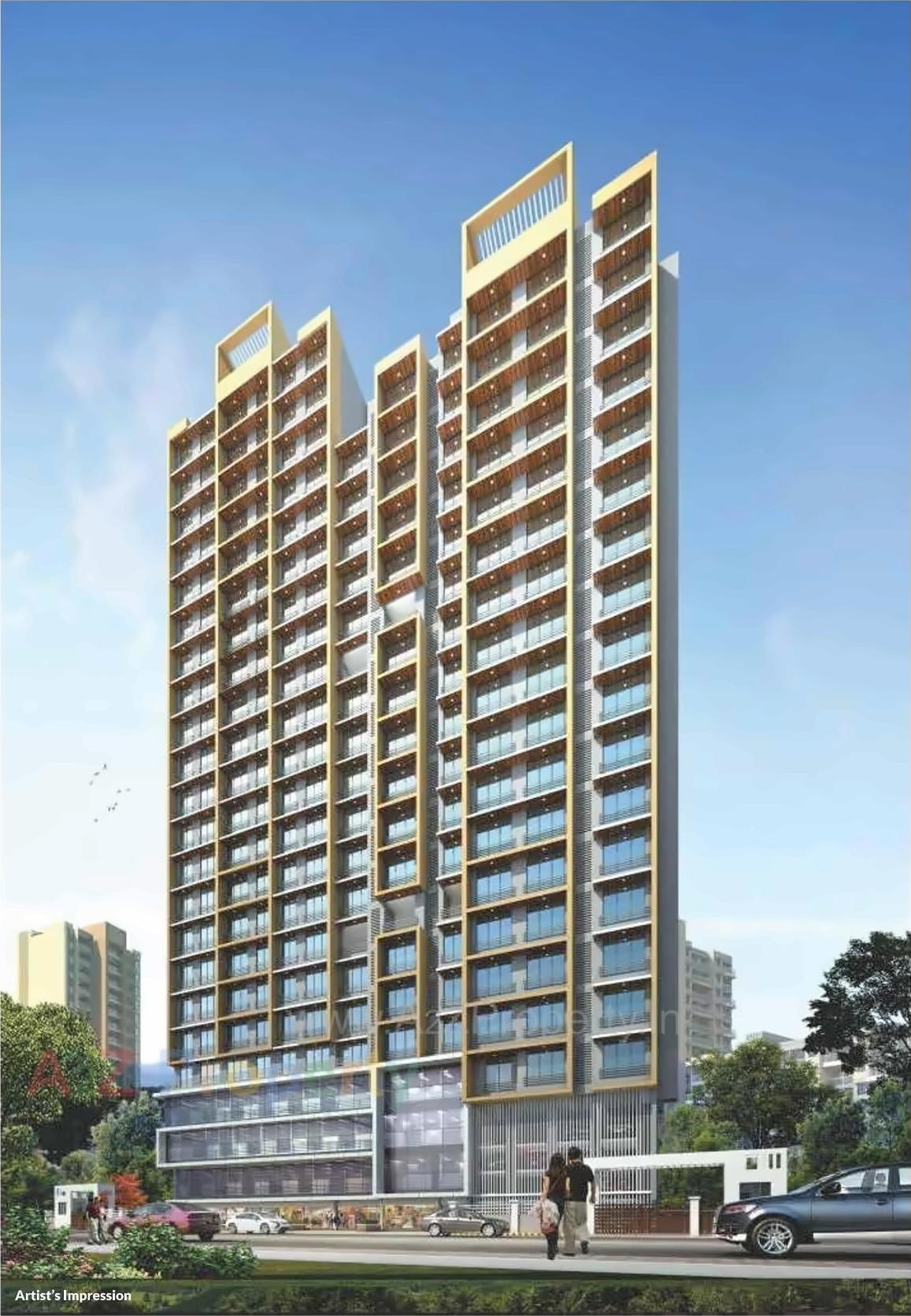 3D Elevation of real estate project Artiz Elite located at Borivali, MumbaiSuburban, Maharashtra