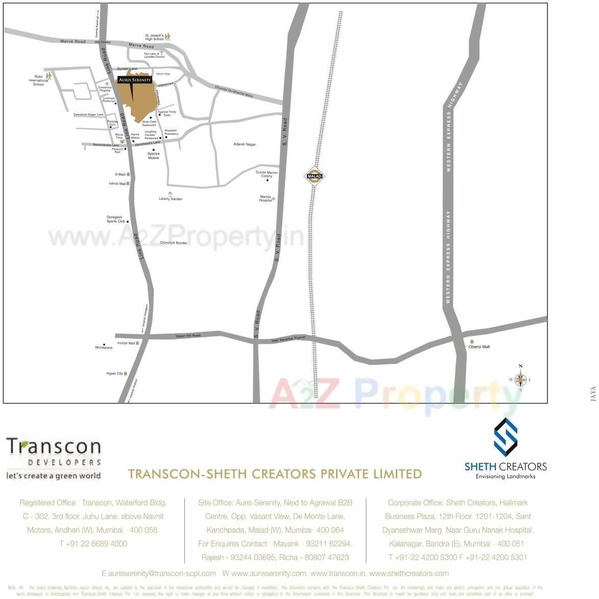  of real estate project Auris Serenity Tower located at Borivali, MumbaiSuburban, Maharashtra