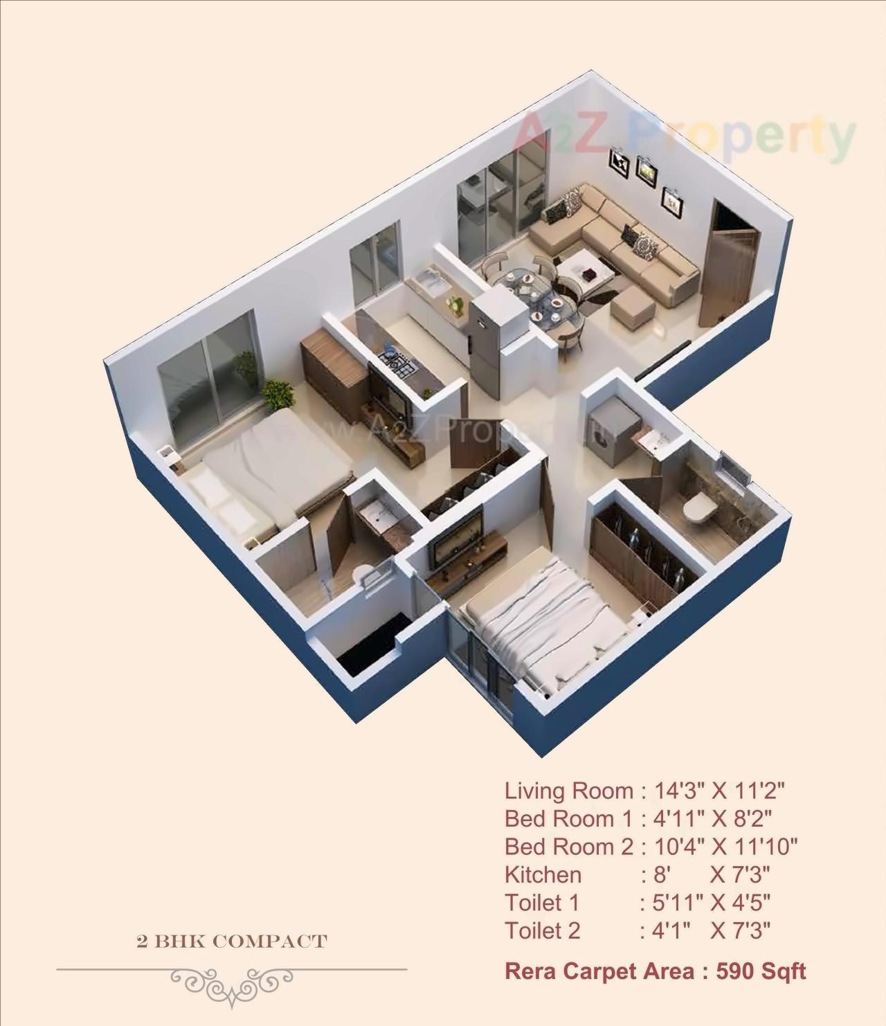 Layout of real estate project Avant Heritage located at Andheri, MumbaiSuburban, Maharashtra