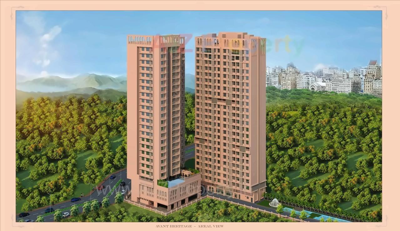 3D Elevation of real estate project Avant Heritage located at Andheri, MumbaiSuburban, Maharashtra