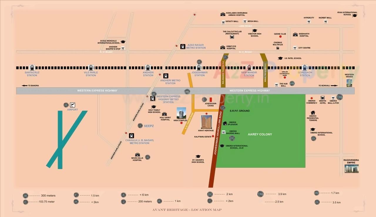  of real estate project Avant Heritage located at Andheri, MumbaiSuburban, Maharashtra