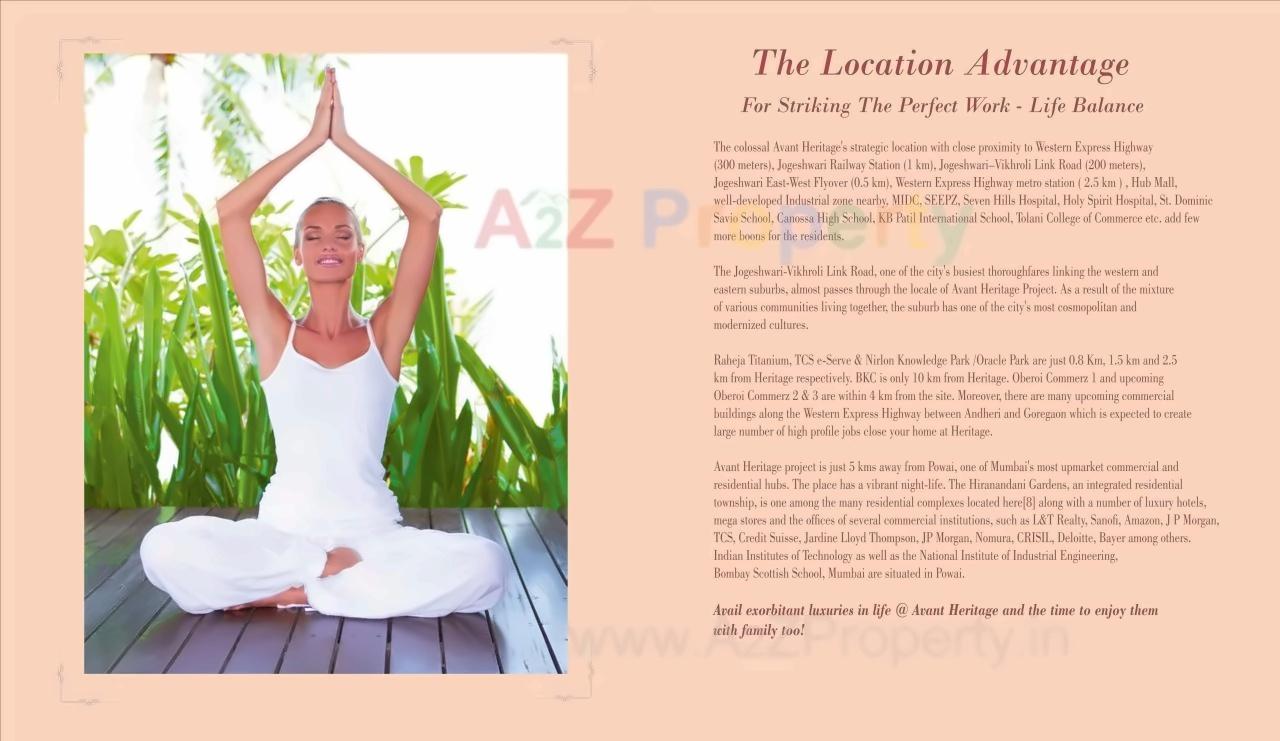  of real estate project Avant Heritage located at Andheri, MumbaiSuburban, Maharashtra