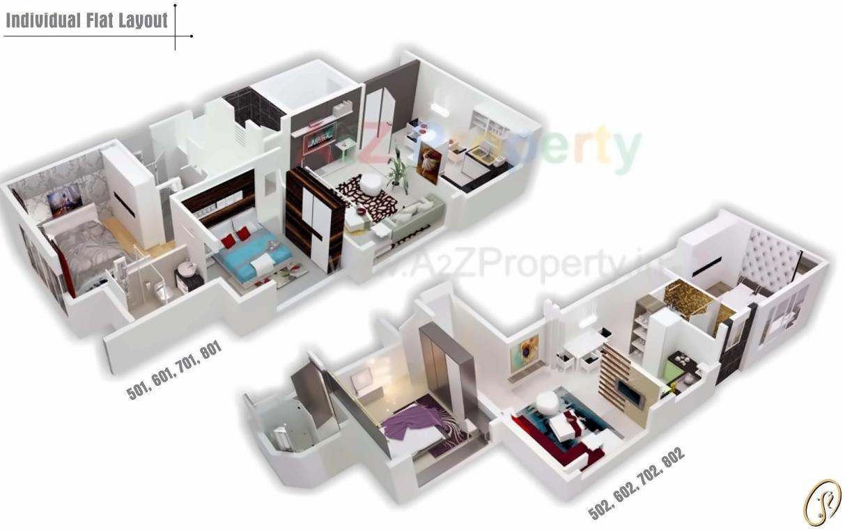 Layout of real estate project Bhavna Kunj located at Borivali, MumbaiSuburban, Maharashtra