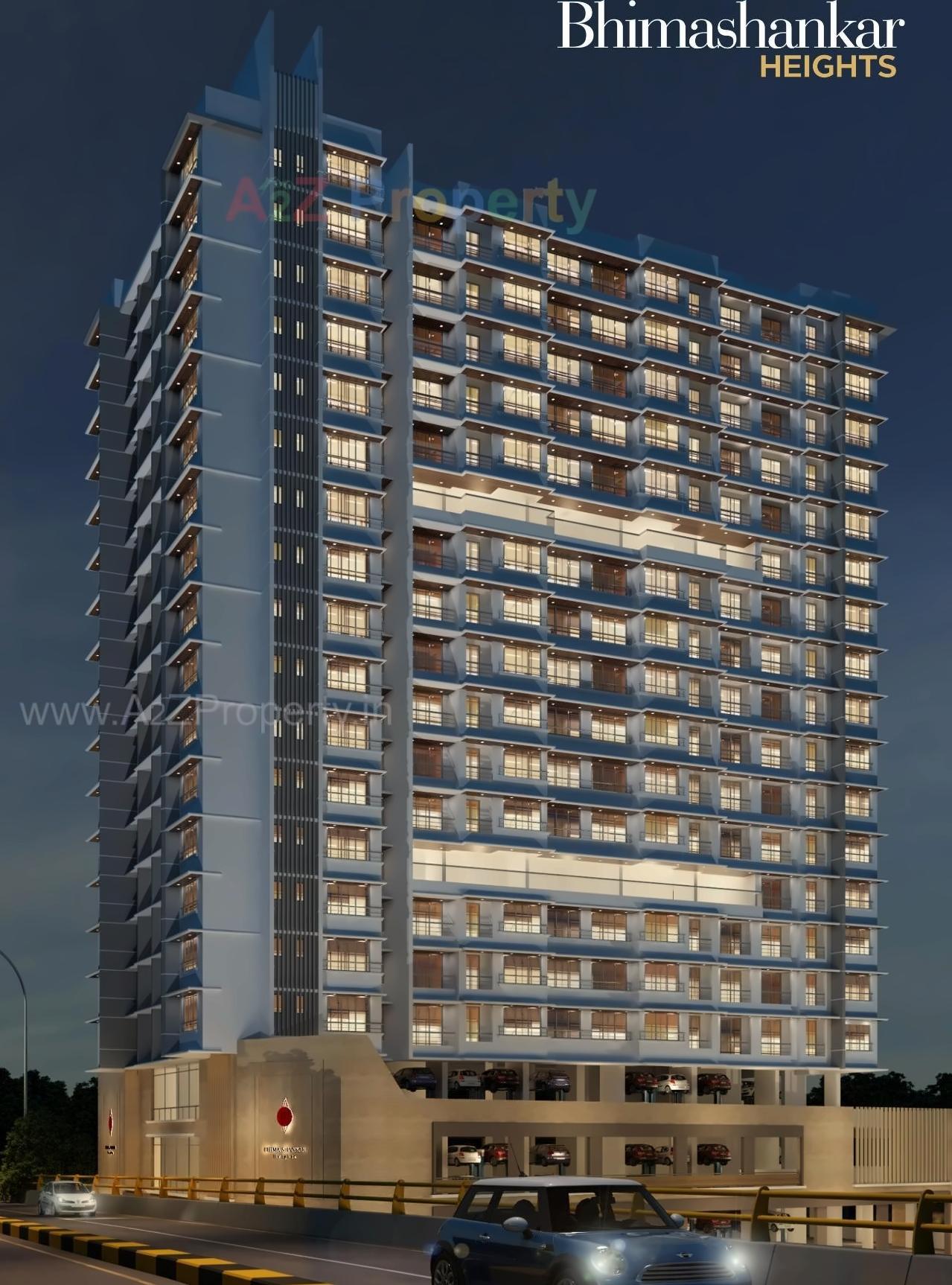 3D Elevation of real estate project Bhimashankar Heights located at Borivali, MumbaiSuburban, Maharashtra