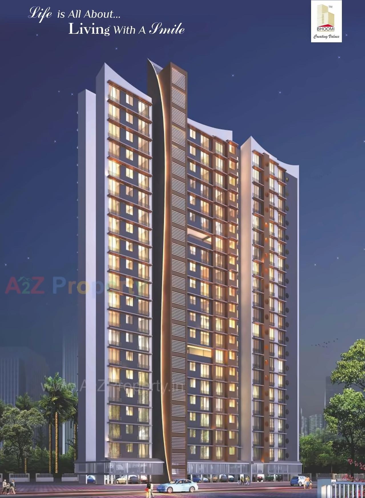 3D Elevation of real estate project Bhoomi Samarth located at Borivali, MumbaiSuburban, Maharashtra
