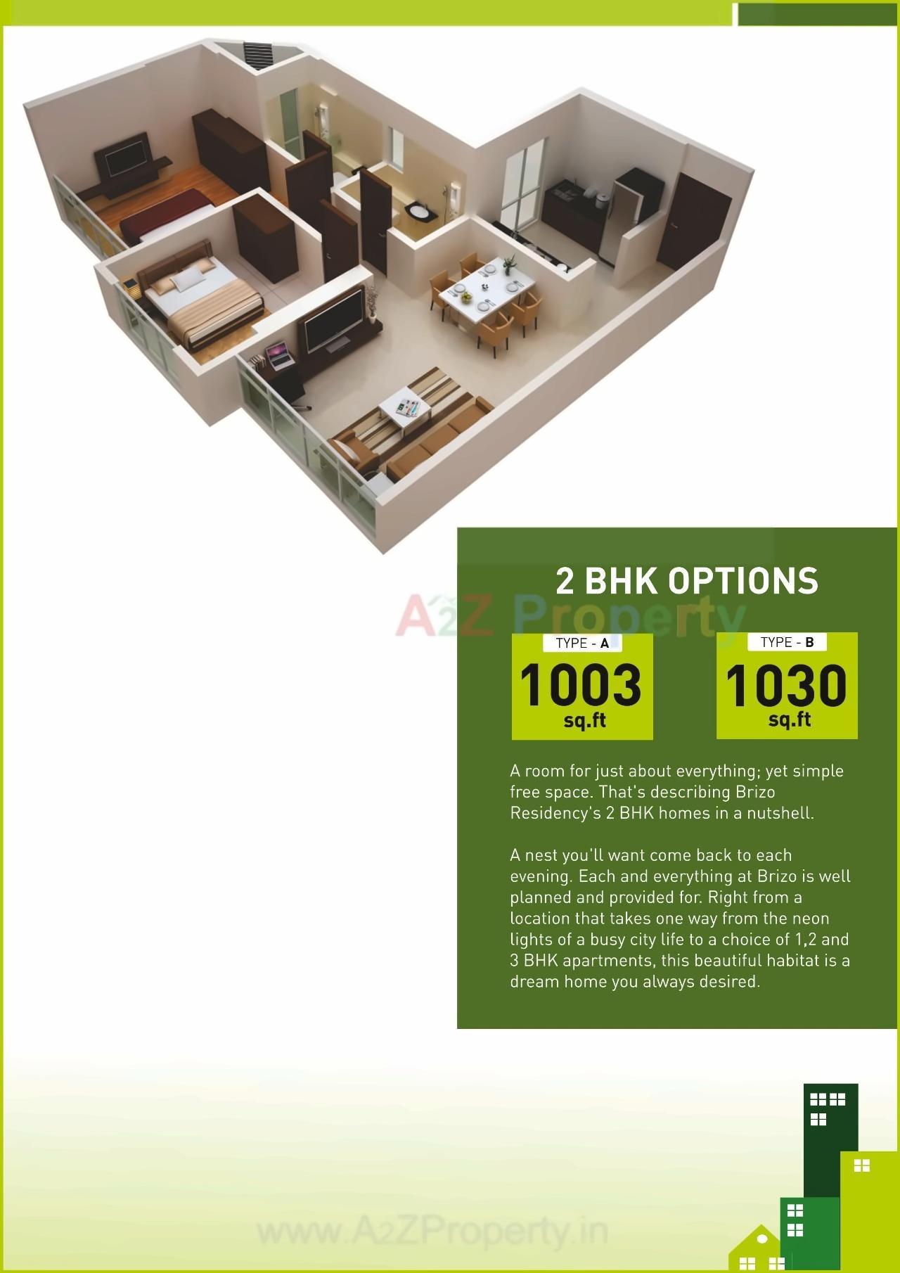 Layout of real estate project Brizo Residency located at Kurla, MumbaiSuburban, Maharashtra