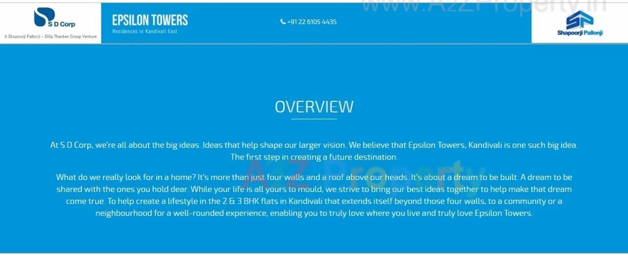  of real estate project A Epsilon located at Borivali, MumbaiSuburban, Maharashtra