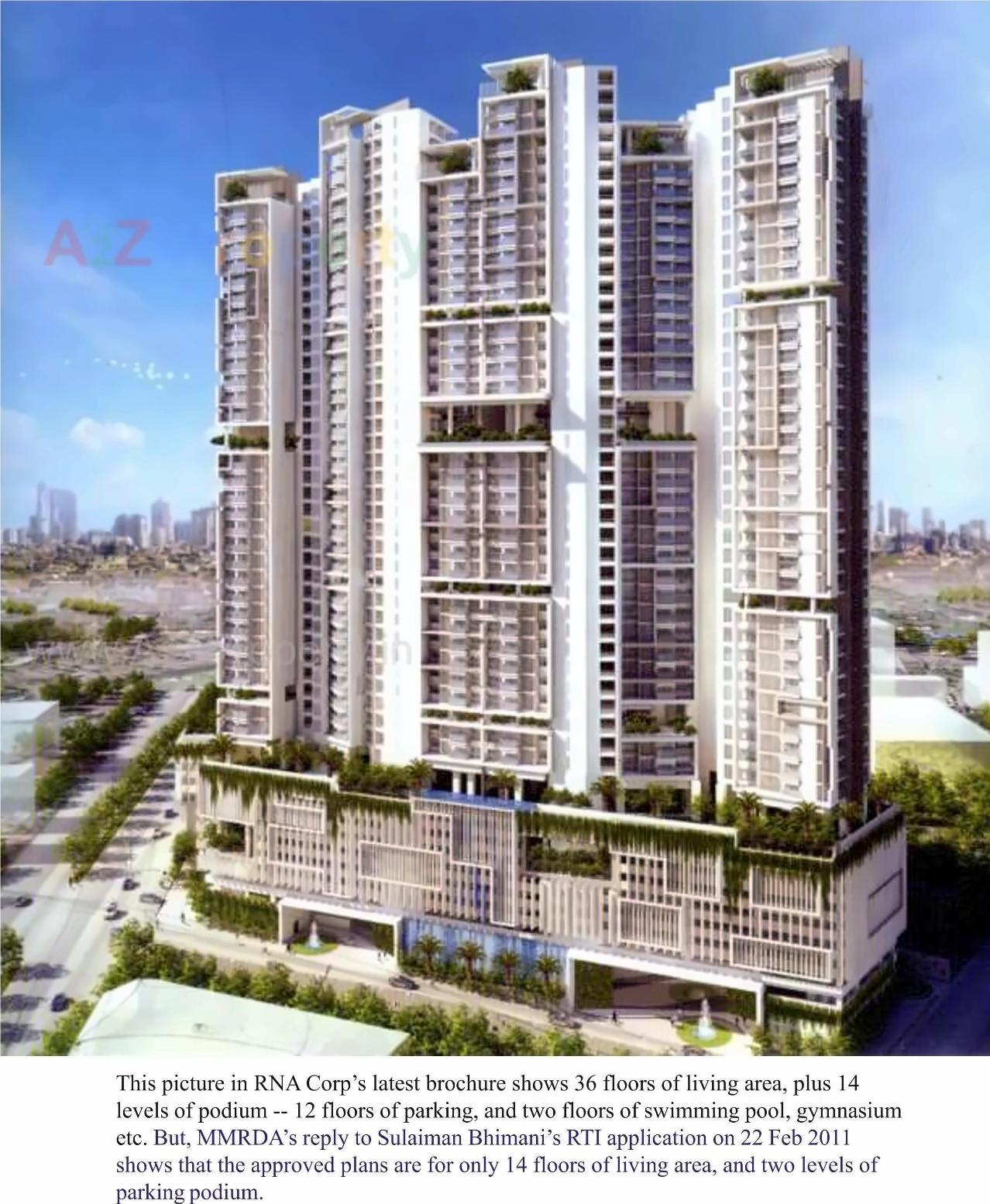 3D Elevation of real estate project On Sub Plot   D, Cts 101/b Of Village Goregaon located at Borivali, MumbaiSuburban, Maharashtra