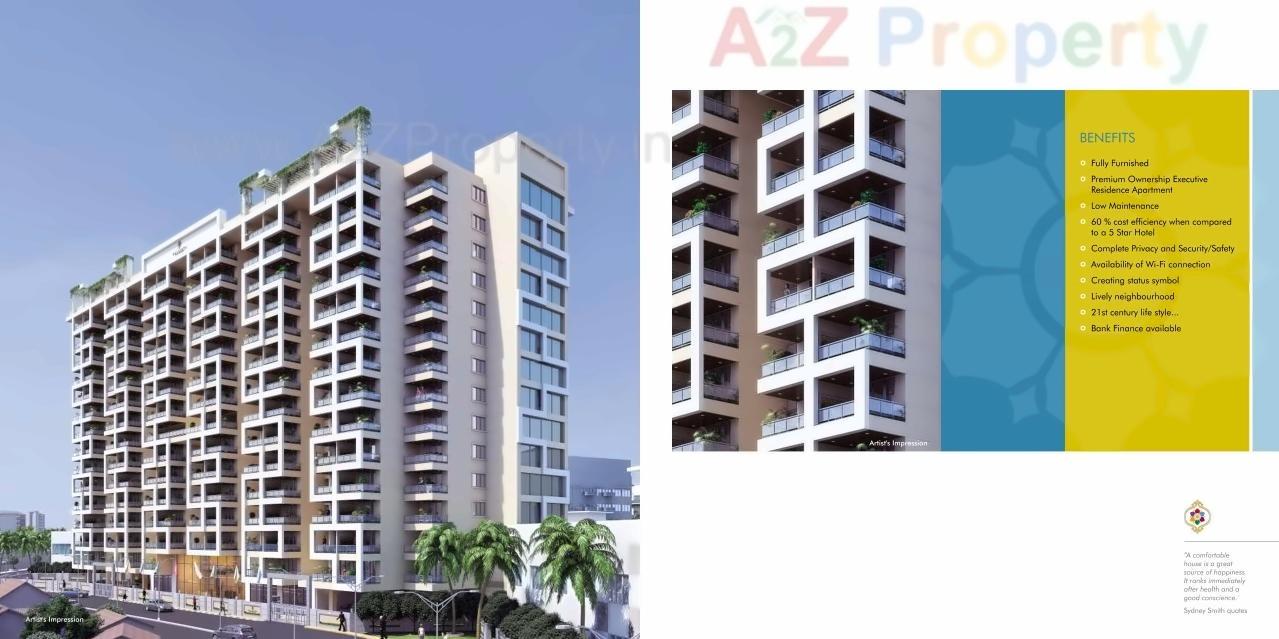 3D Elevation of real estate project Callista located at Andheri, MumbaiSuburban, Maharashtra