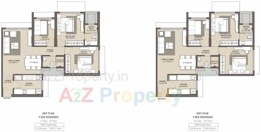 Layout of real estate project Celestia located at Andheri, MumbaiSuburban, Maharashtra
