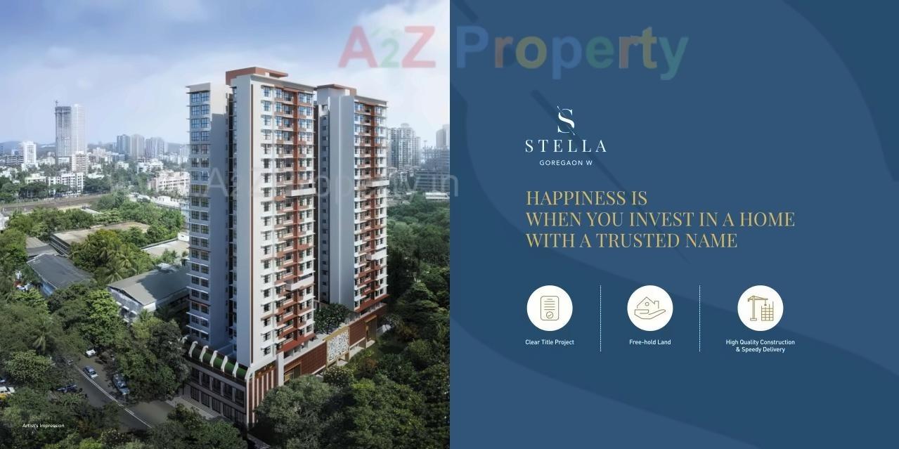 3D Elevation of real estate project Chandak Stella located at Borivali, MumbaiSuburban, Maharashtra