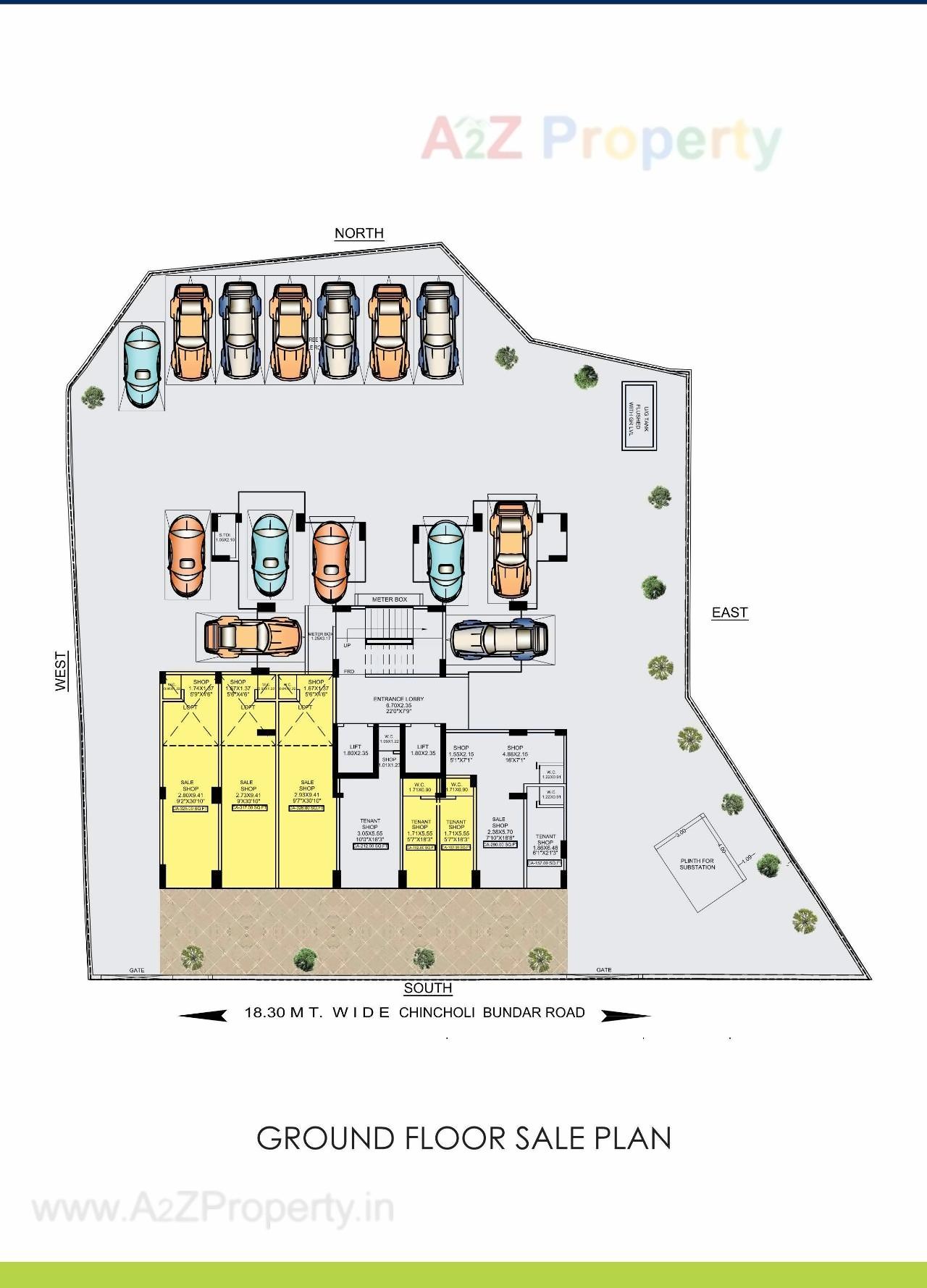 Layout of real estate project Chetna Kunj Chs located at Borivali, MumbaiSuburban, Maharashtra