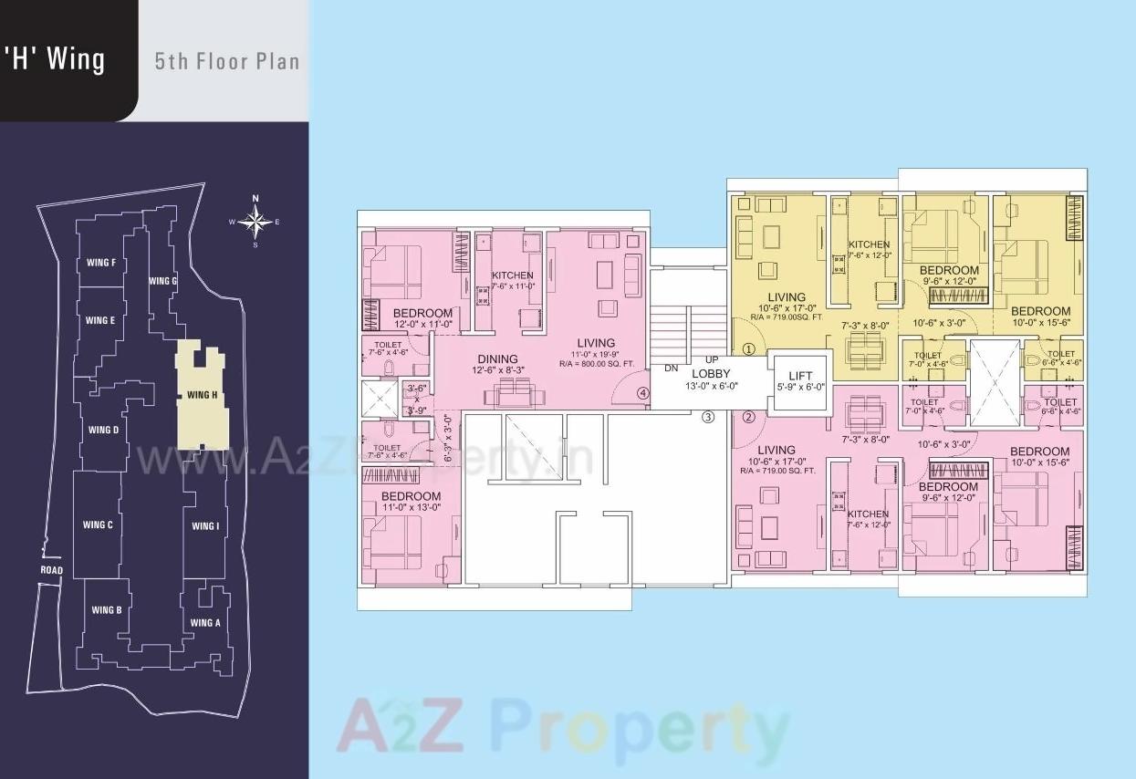 Layout of real estate project Datta Ramanand Chs Ltd located at Andheri, MumbaiSuburban, Maharashtra