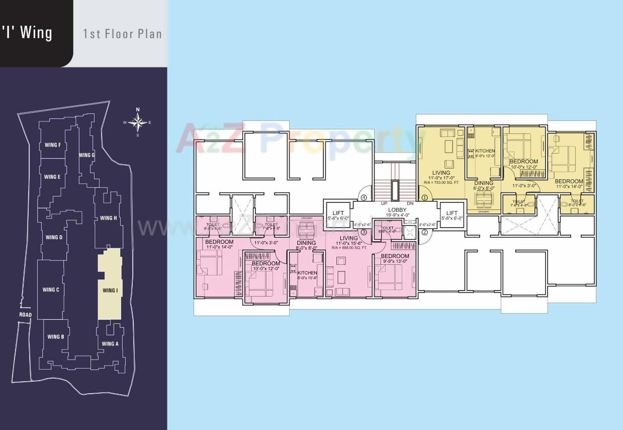 Layout of real estate project Datta Ramanand Chs Ltd located at Andheri, MumbaiSuburban, Maharashtra