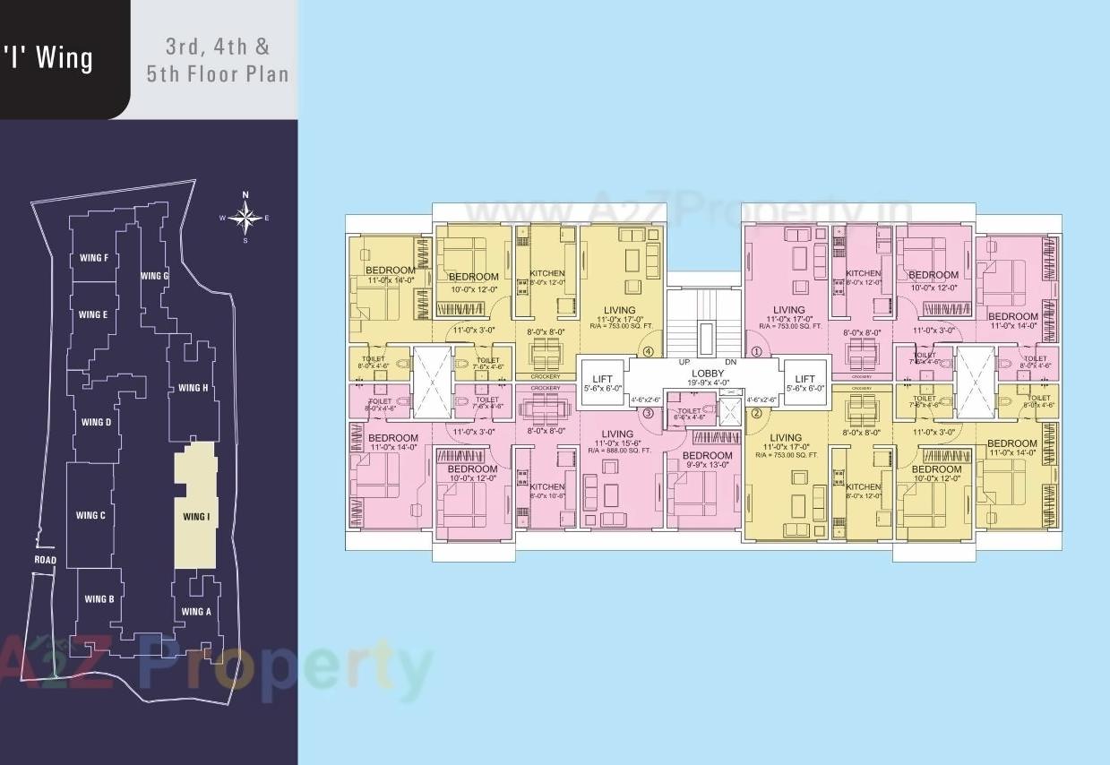 Layout of real estate project Datta Ramanand Chs Ltd located at Andheri, MumbaiSuburban, Maharashtra