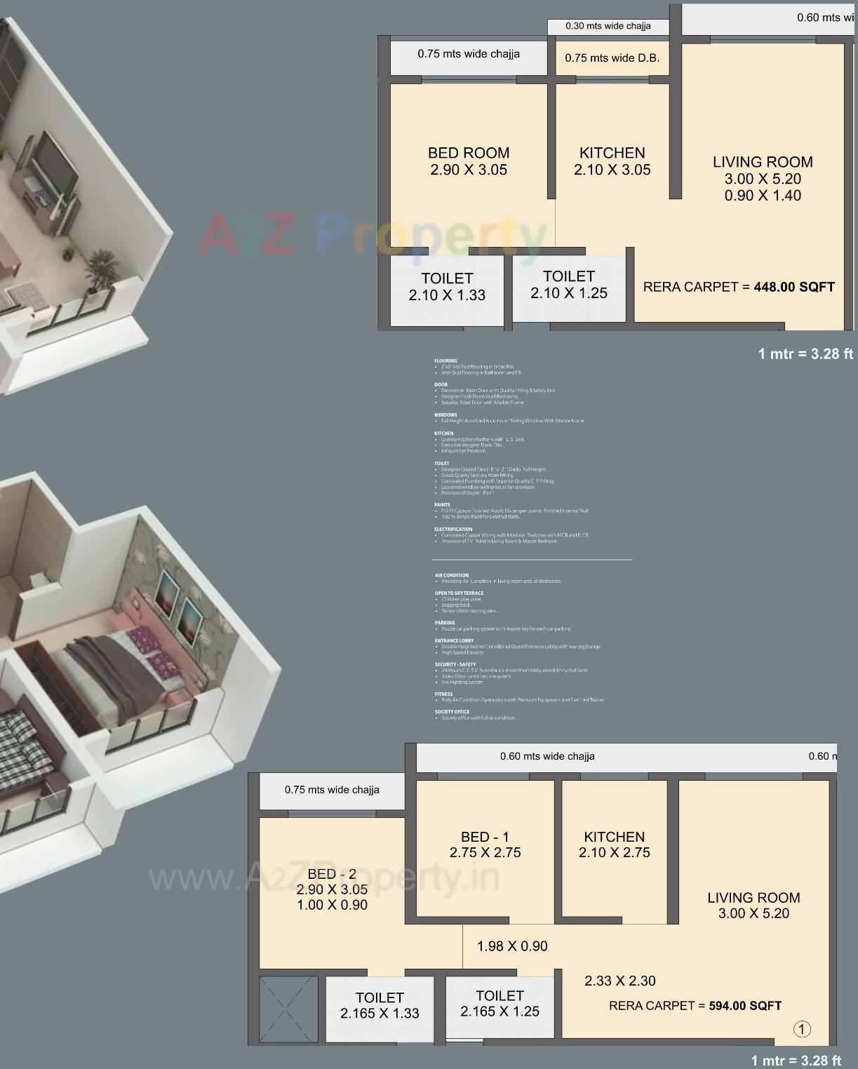 Layout of real estate project Delta House located at Borivali, MumbaiSuburban, Maharashtra