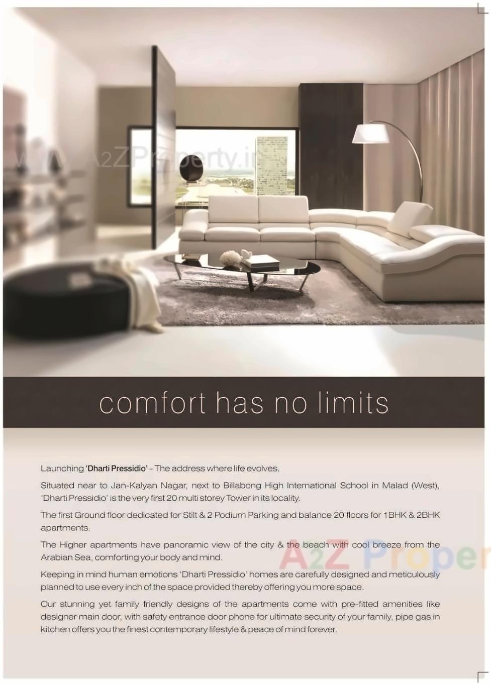  of real estate project Dharti Pressidio located at Borivali, MumbaiSuburban, Maharashtra