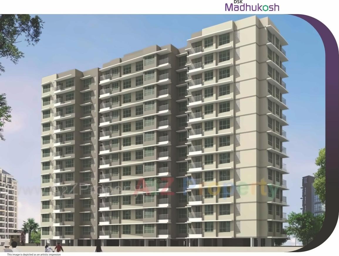 3D Elevation of real estate project Dsk Madhukosh located at Kurla, MumbaiSuburban, Maharashtra