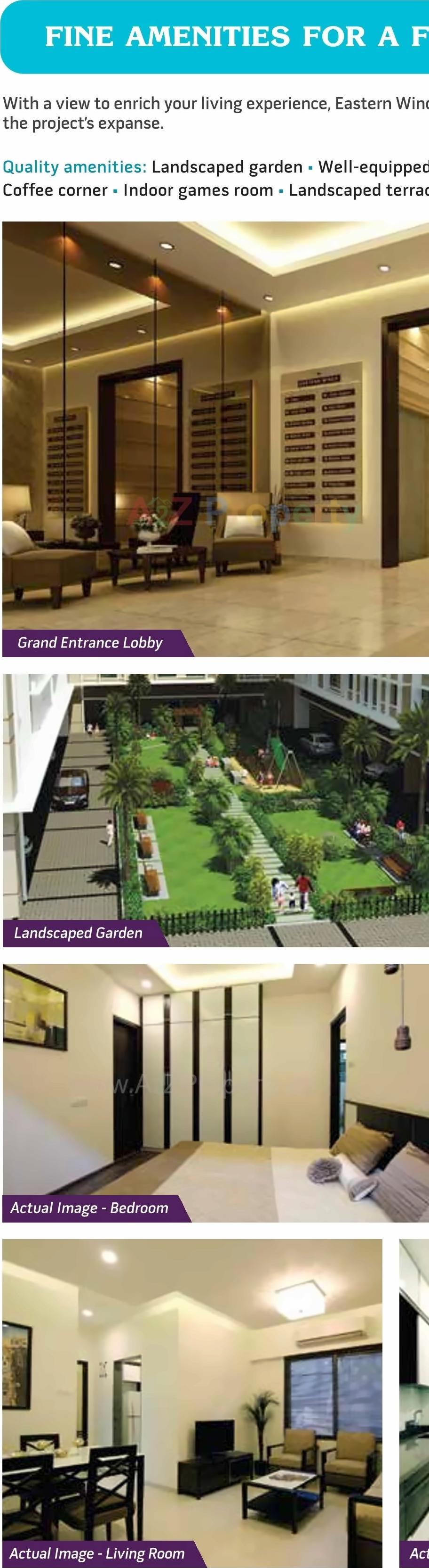 3D Elevation of real estate project Eastern Winds located at Kurla, MumbaiSuburban, Maharashtra