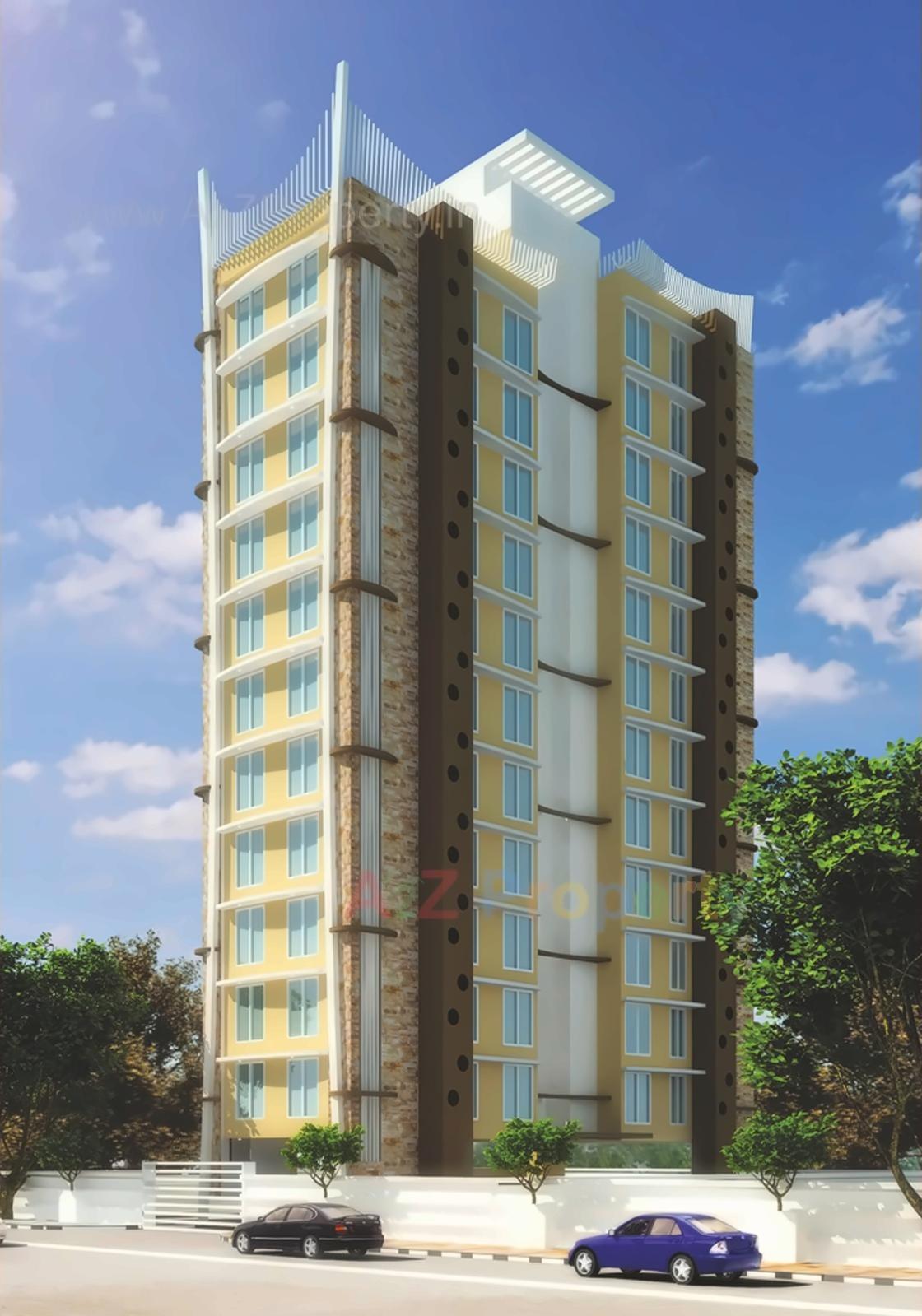 3D Elevation of real estate project Edifice located at Kurla, MumbaiSuburban, Maharashtra