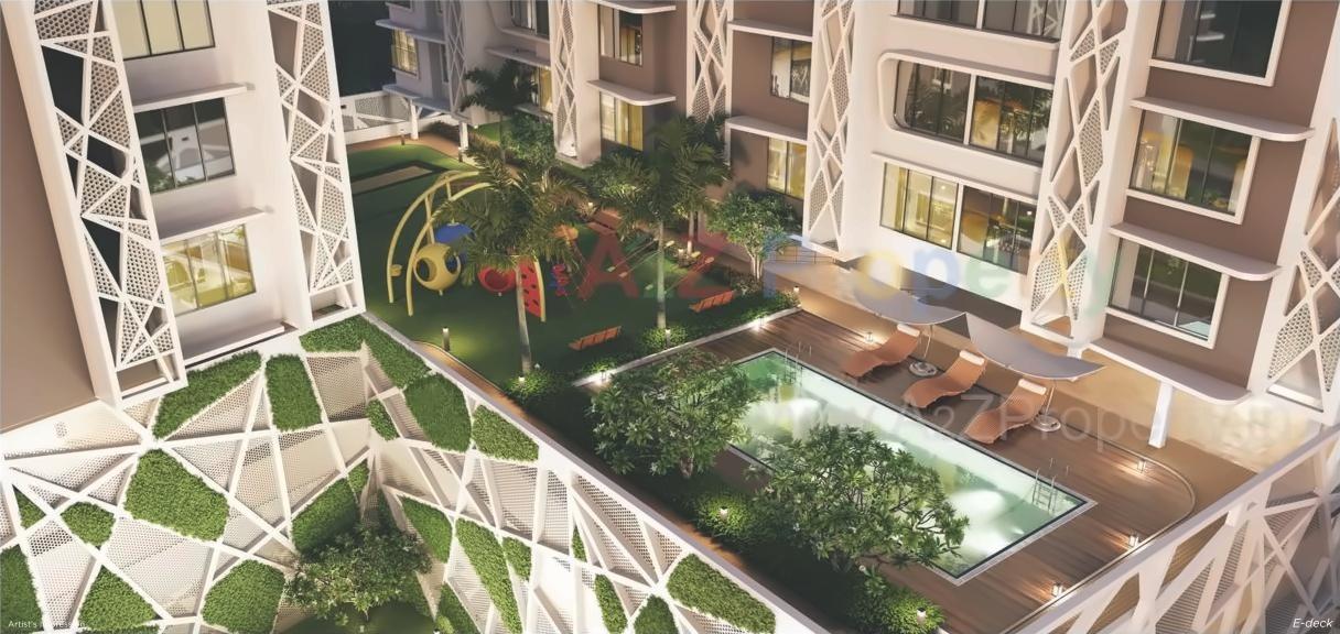 3D Elevation of real estate project Ekta Trinity located at Andheri, MumbaiSuburban, Maharashtra