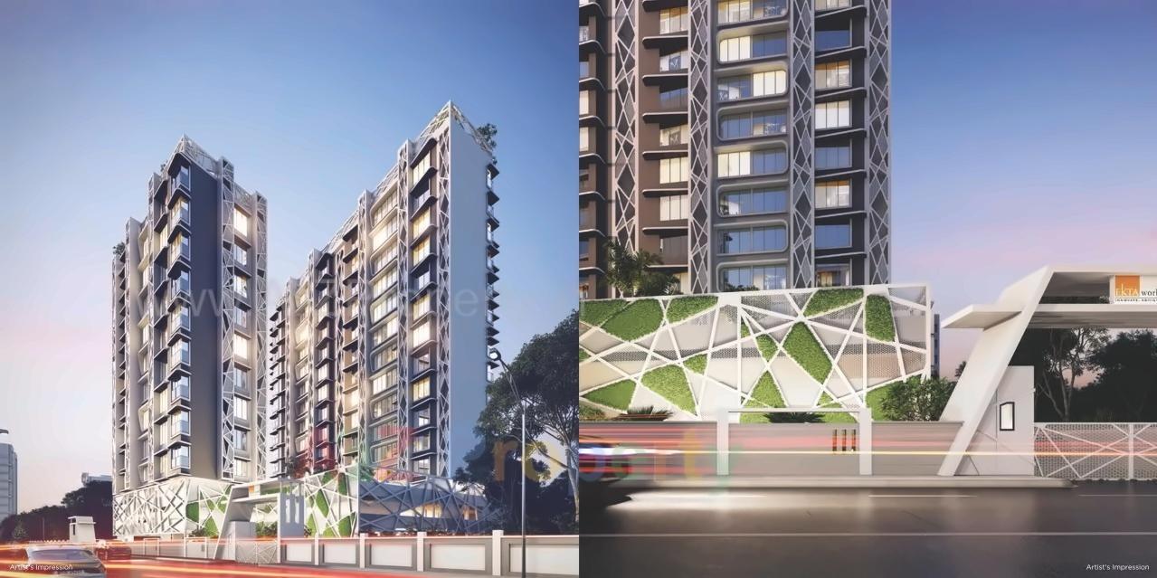 3D Elevation of real estate project Ekta Trinity located at Andheri, MumbaiSuburban, Maharashtra