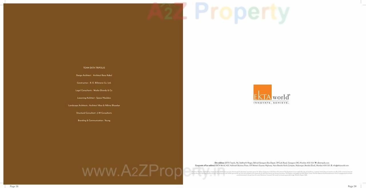  of real estate project Ekta Tripolis located at Borivali, MumbaiSuburban, Maharashtra