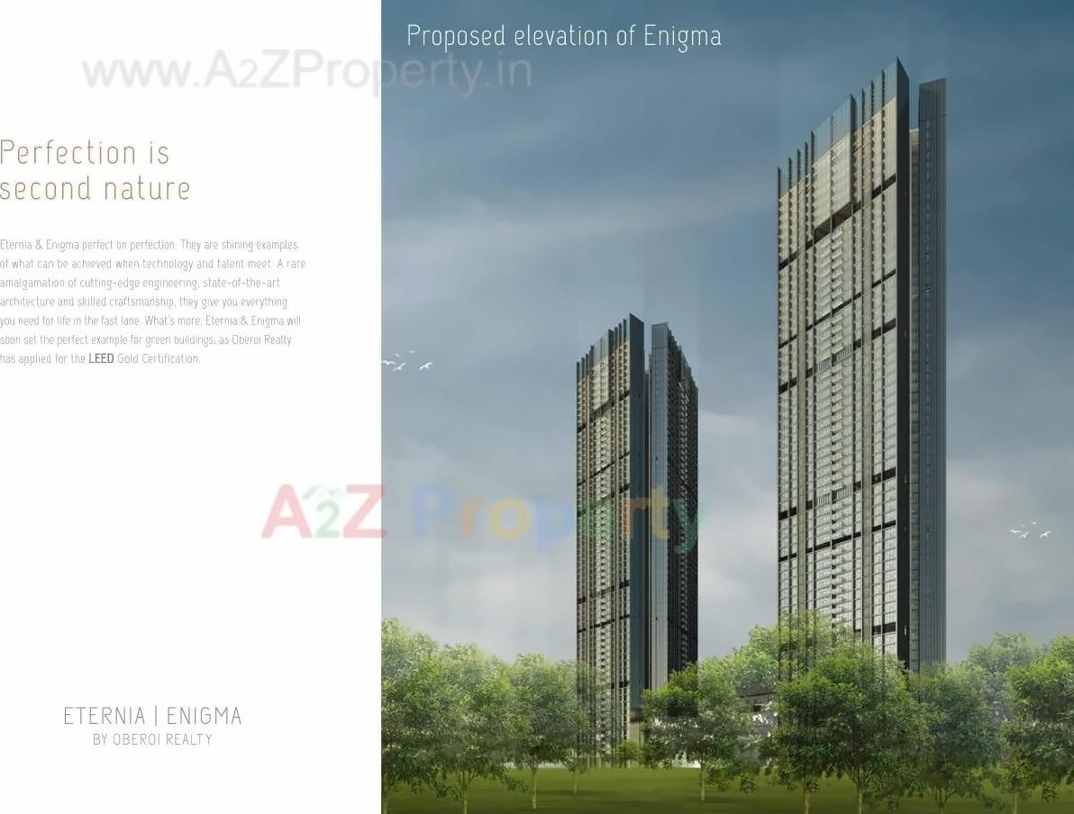 3D Elevation of real estate project Enigma Towers located at Kurla, MumbaiSuburban, Maharashtra