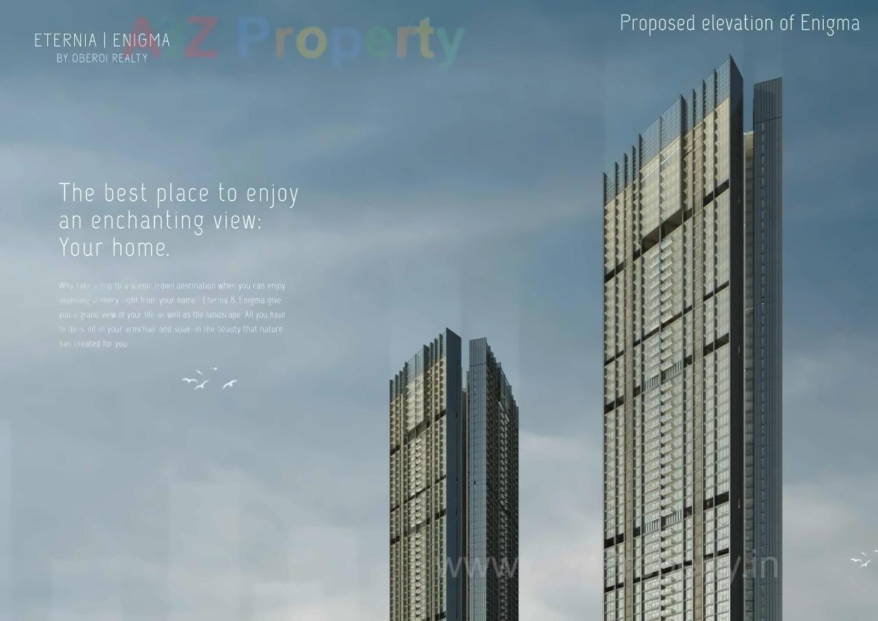 3D Elevation of real estate project Eternia Towers A To located at Kurla, MumbaiSuburban, Maharashtra