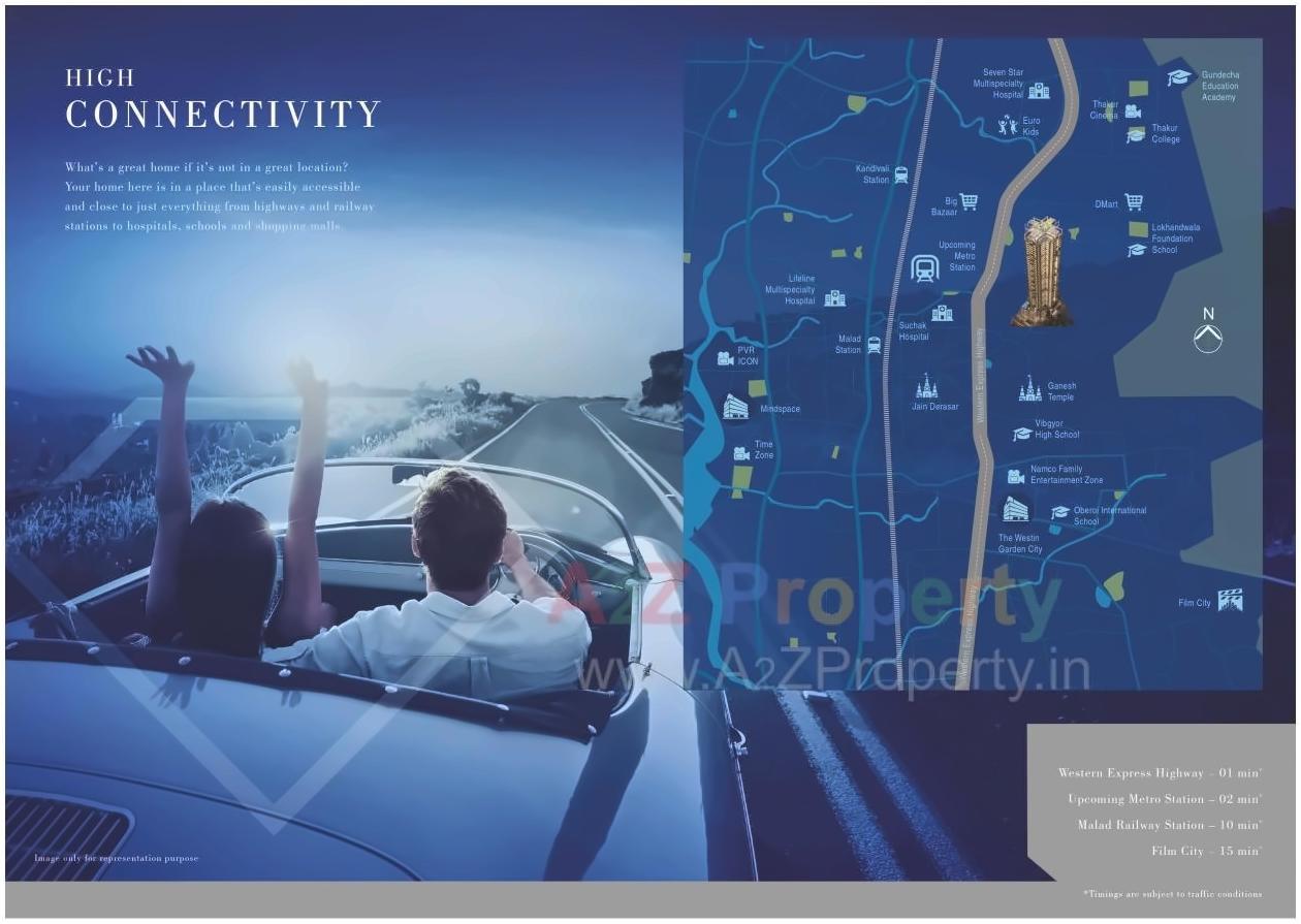  of real estate project F Residences Malad located at Borivali, MumbaiSuburban, Maharashtra