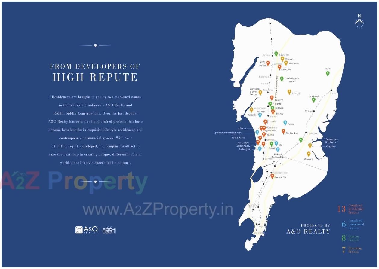  of real estate project F Residences Malad located at Borivali, MumbaiSuburban, Maharashtra