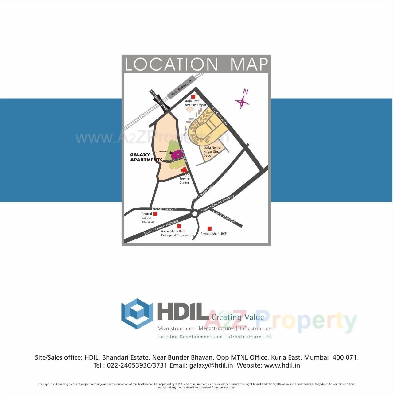 Galaxy Apartments Cdfs Shops, 1 BHK Flats, 2 BHK Flats at Kurla