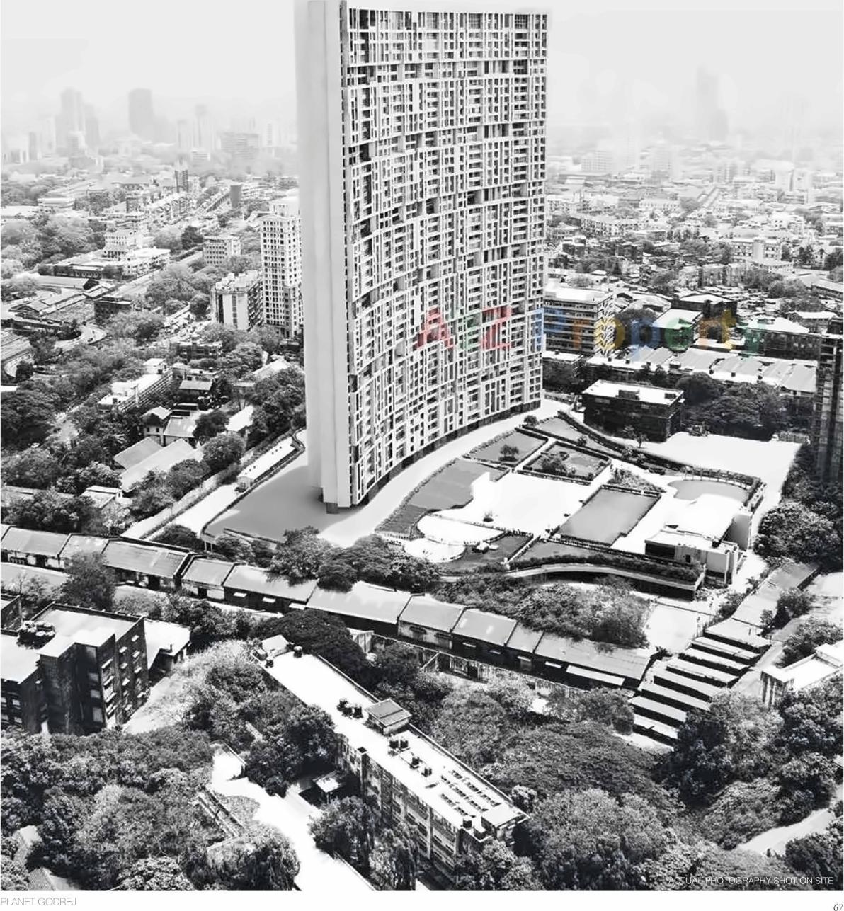 3D Elevation of real estate project Godrej Platinum located at Kurla, MumbaiSuburban, Maharashtra