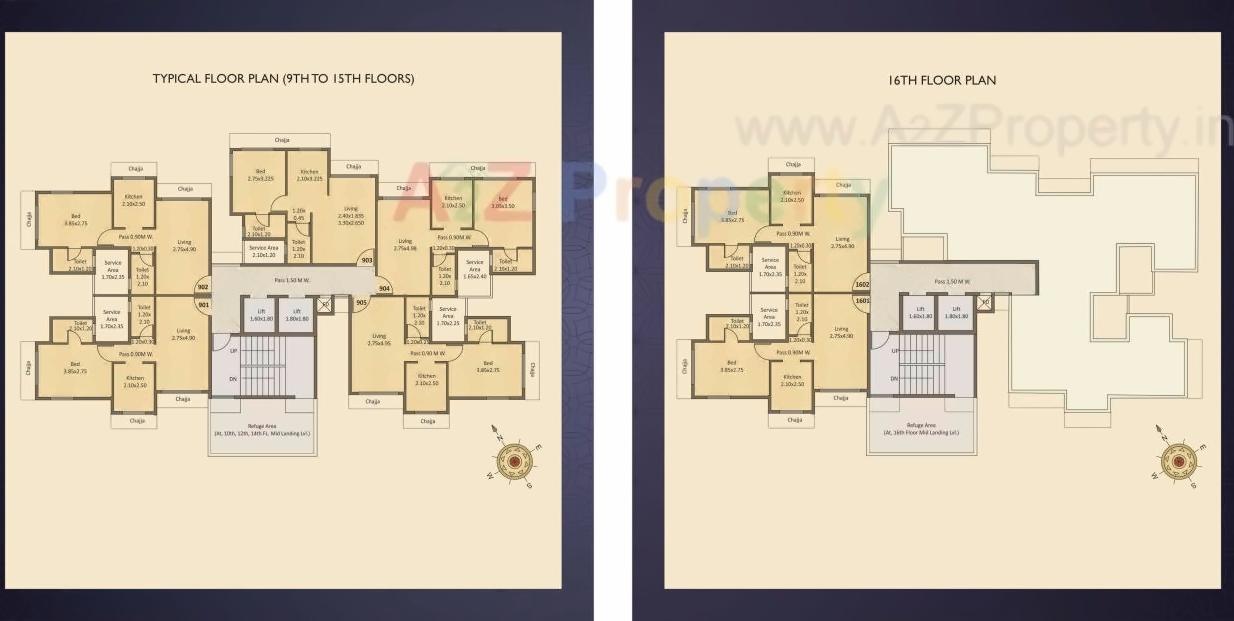 Layout of real estate project Grand Edifice located at Borivali, MumbaiSuburban, Maharashtra