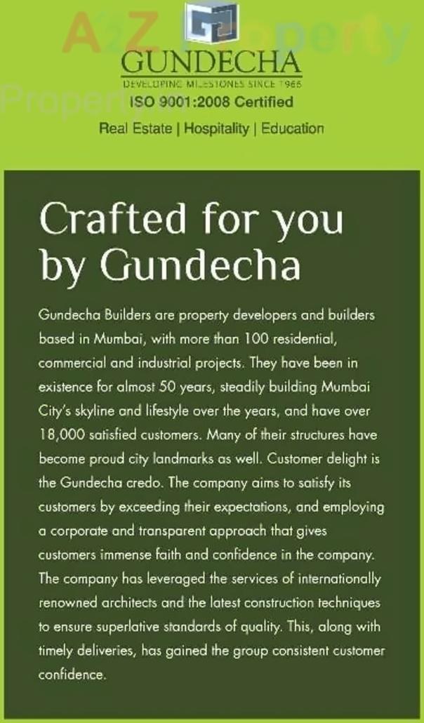  of real estate project Gundecha Greens located at Borivali, MumbaiSuburban, Maharashtra