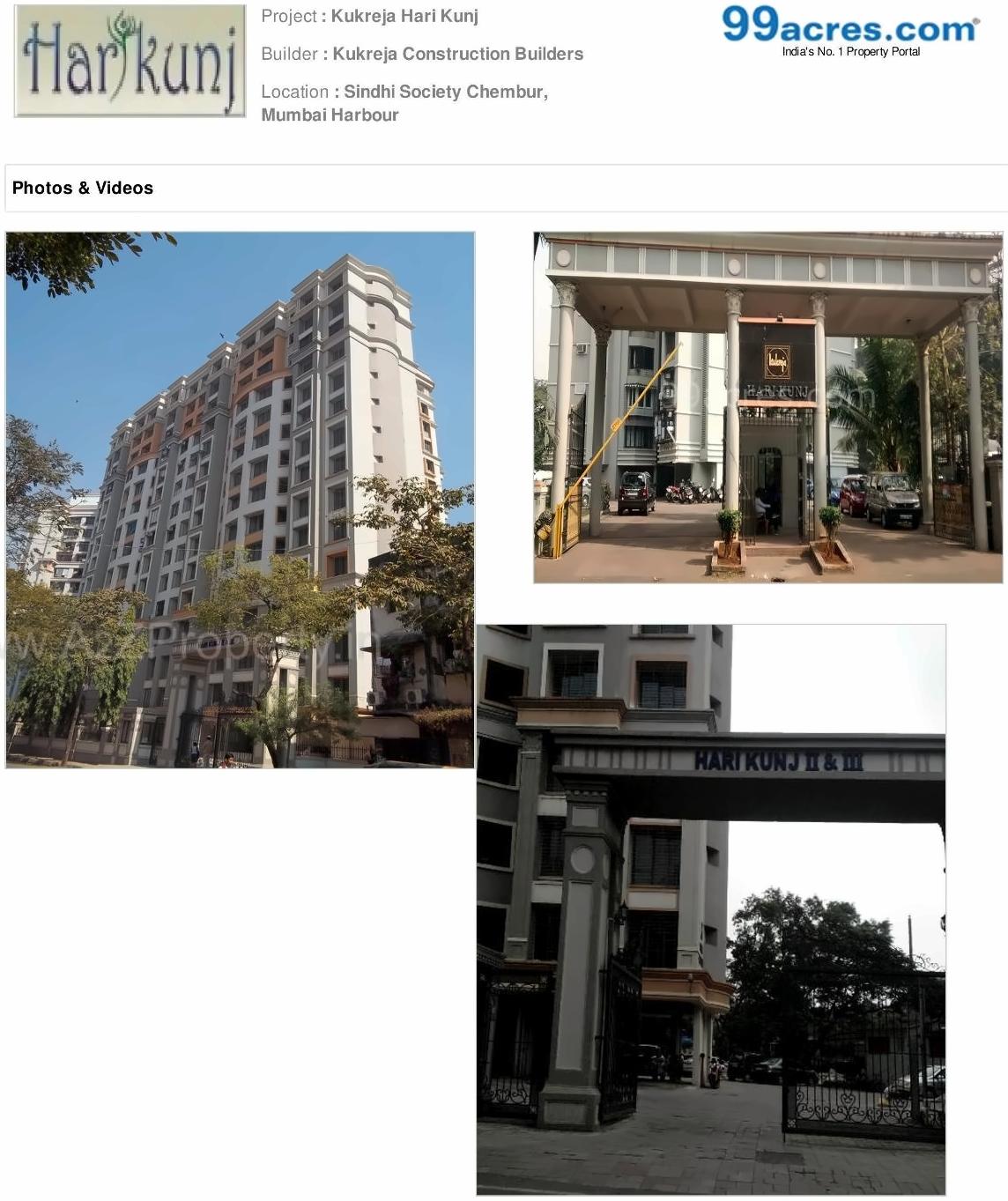  of real estate project Hari Kunj located at Kurla, MumbaiSuburban, Maharashtra