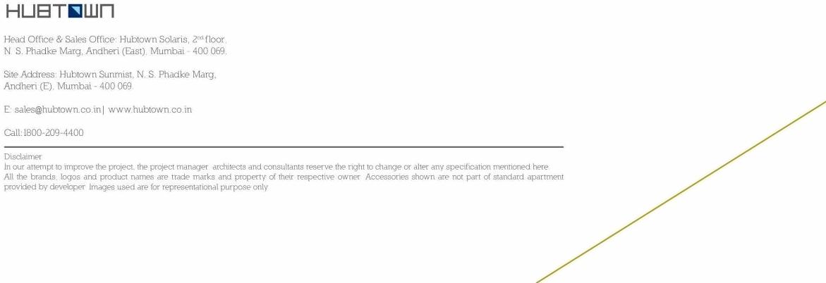  of real estate project Hubtown Sunmist A 6th To Above Floor located at Andheri, MumbaiSuburban, Maharashtra