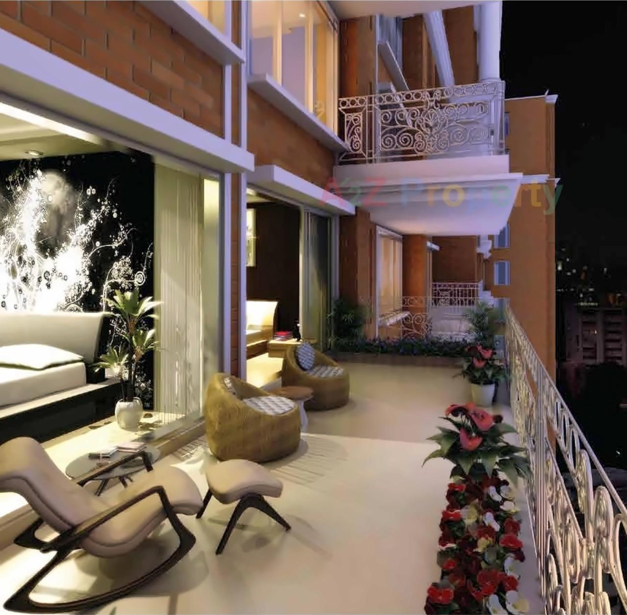 3D Elevation of real estate project Hubtown Sunmist A 6th To Above Floor located at Andheri, MumbaiSuburban, Maharashtra