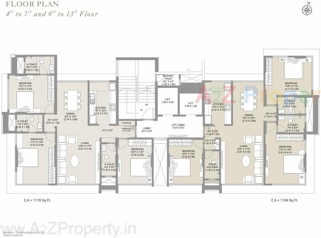 Layout of real estate project Ideal Chsl located at Andheri, MumbaiSuburban, Maharashtra