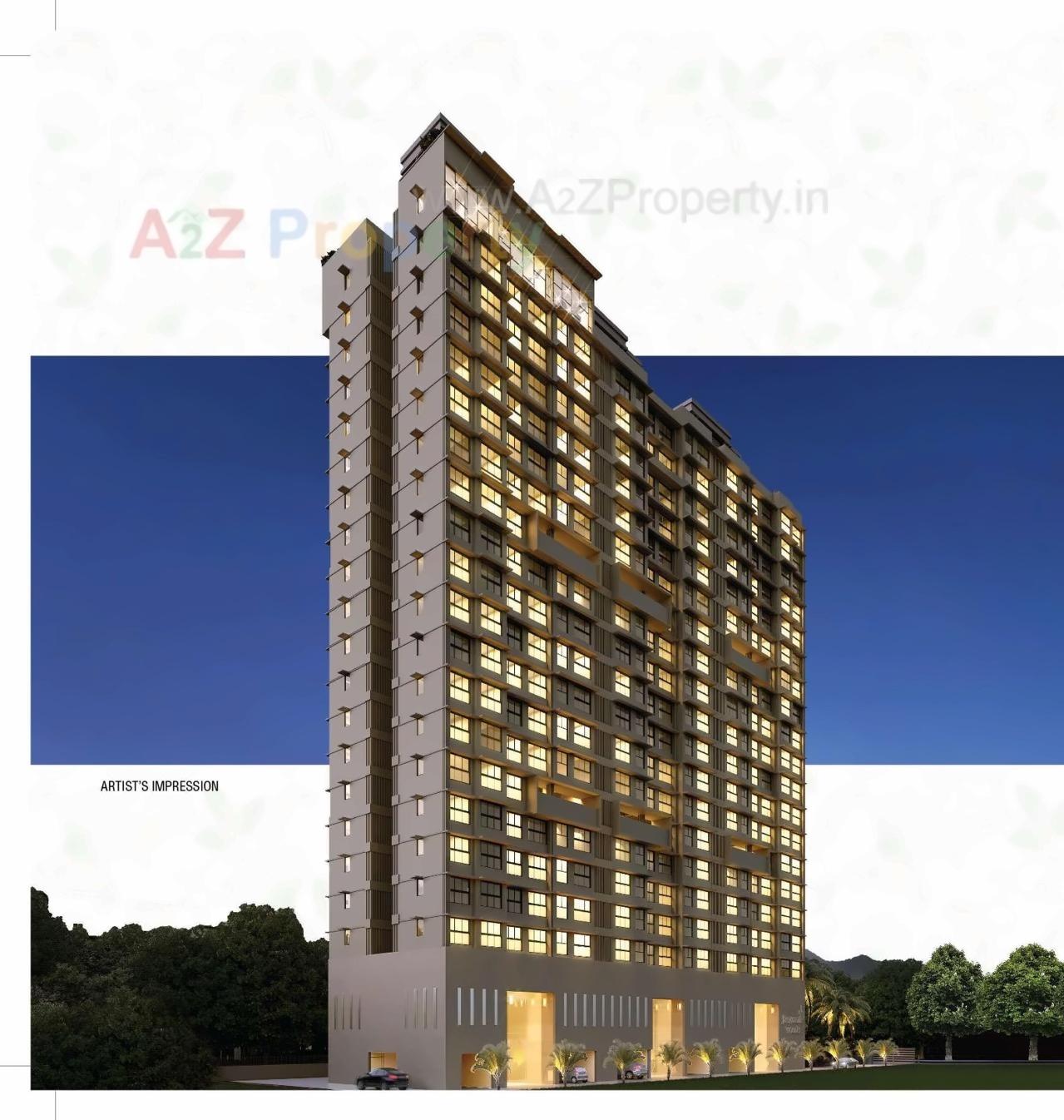 3D Elevation of real estate project Jaswanti Woods located at Kurla, MumbaiSuburban, Maharashtra