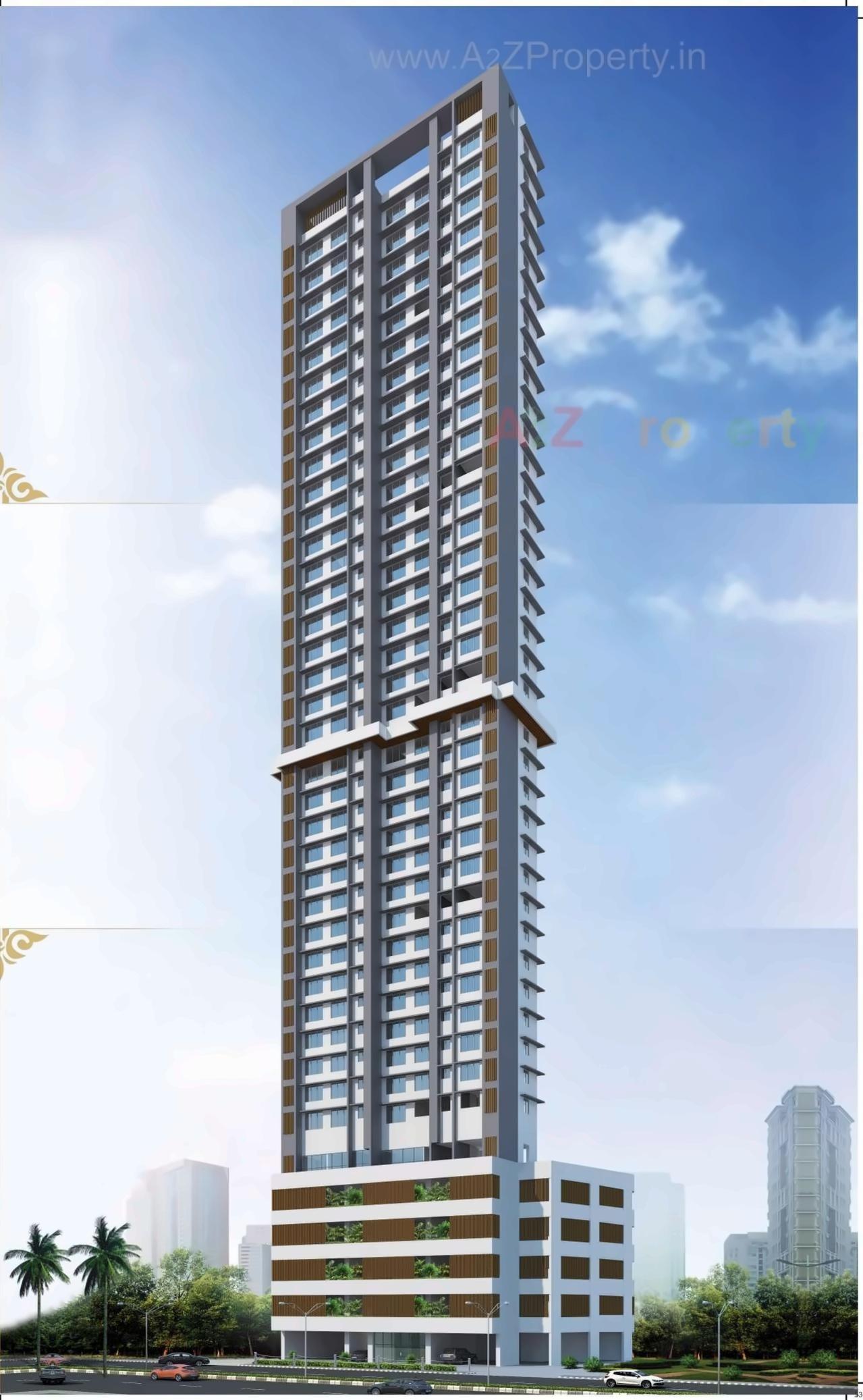 3D Elevation of real estate project Jeevan Heights located at Borivali, MumbaiSuburban, Maharashtra