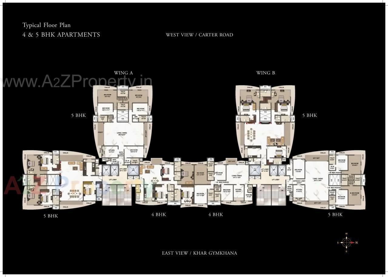 Layout of real estate project Joy Legend located at Andheri, MumbaiSuburban, Maharashtra