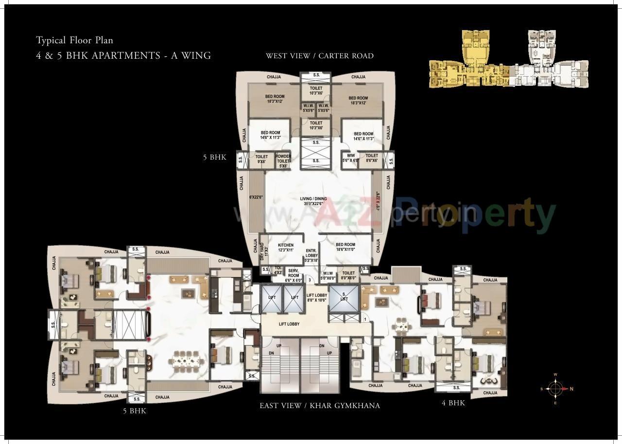 Layout of real estate project Joy Legend located at Andheri, MumbaiSuburban, Maharashtra