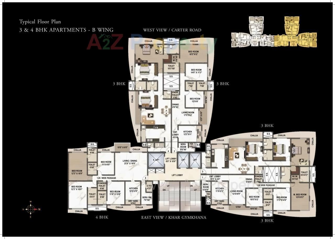 Layout of real estate project Joy Legend located at Andheri, MumbaiSuburban, Maharashtra
