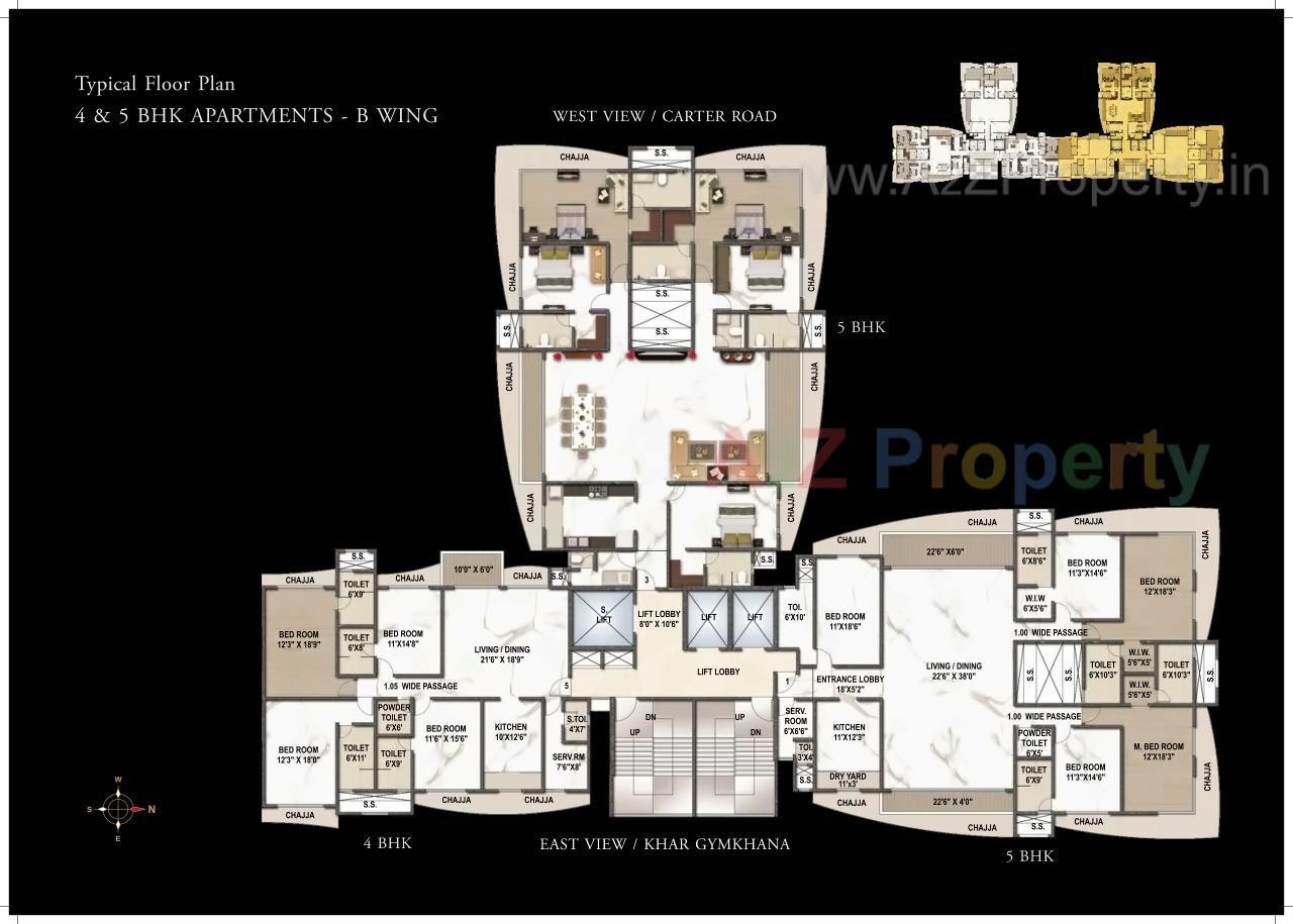 Layout of real estate project Joy Legend located at Andheri, MumbaiSuburban, Maharashtra