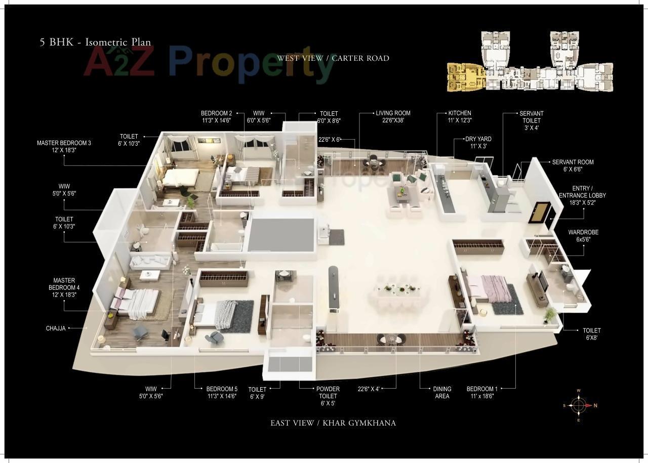 Layout of real estate project Joy Legend located at Andheri, MumbaiSuburban, Maharashtra