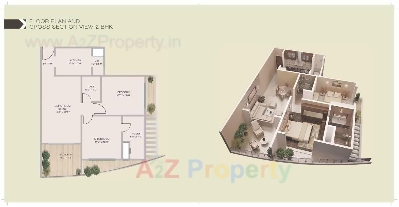 Layout of real estate project Jp Decks located at Andheri, MumbaiSuburban, Maharashtra