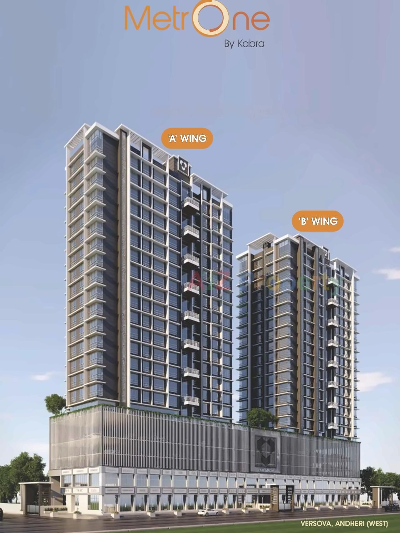 3D Elevation of real estate project Kabra Metro One A B A Redevelopment Project Of Pratap Chsl located at Andheri, MumbaiSuburban, Maharashtra