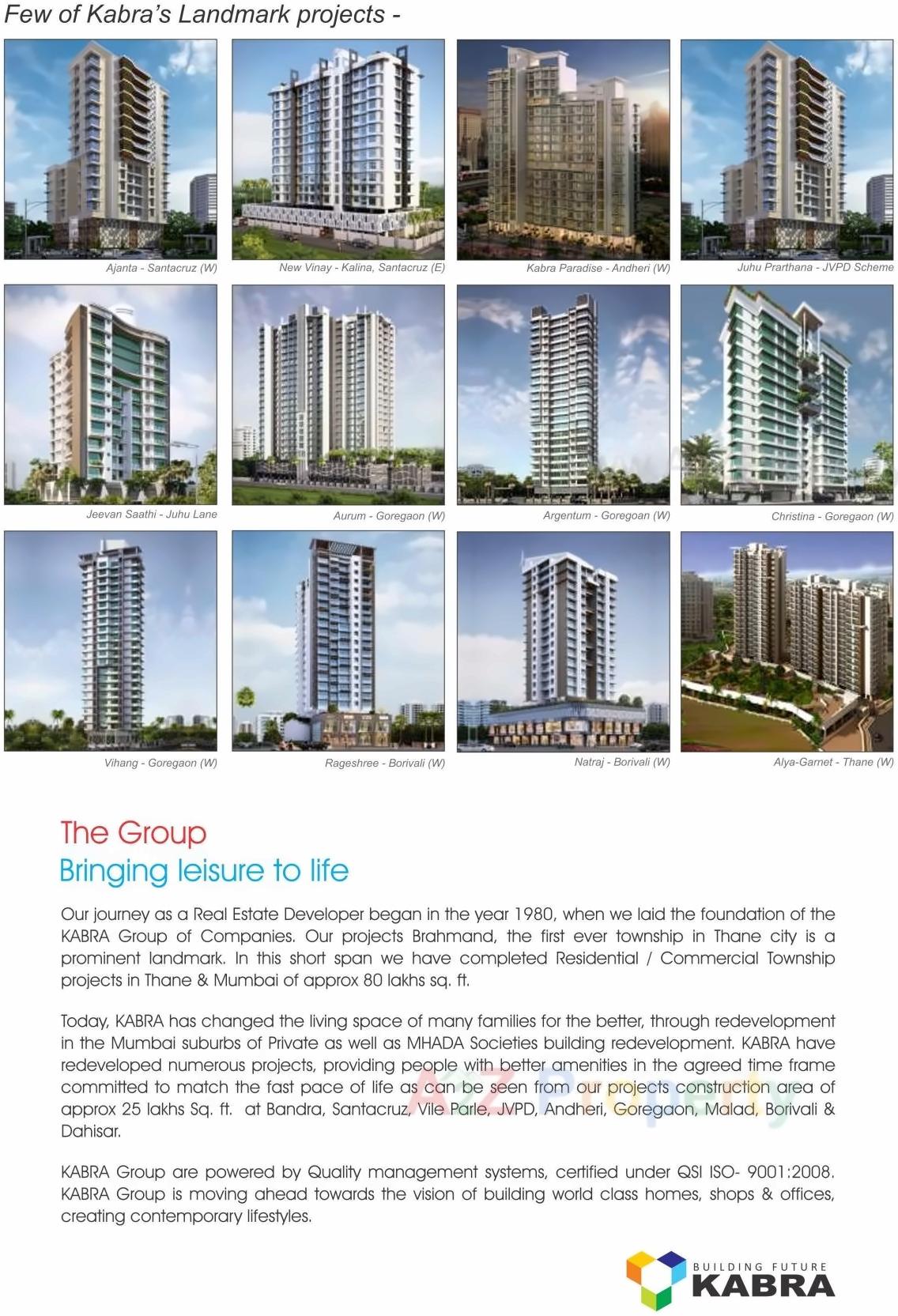  of real estate project Kabra Metro One A B A Redevelopment Project Of Pratap Chsl located at Andheri, MumbaiSuburban, Maharashtra